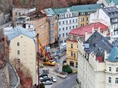 Demolice budovy bývalého policejního ředitelství v karlovarské ulici I. P.... Demolice budovy bývalého policejního ředitelství v karlovarské ulici I. P....