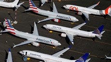 Stroje Boeing 737 MAX na letiti v Seattlu (1. ervence 2019)
