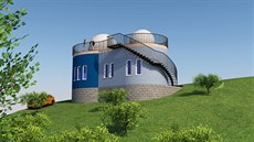 Kadaňská hvězdárna poslouží i jako rozhledna. Kadaňská hvězdárna poslouží i jako rozhledna.