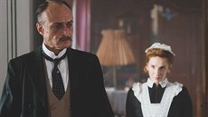 Karel Dobrý při natáčení filmu Služka Karel Dobrý při natáčení filmu Služka