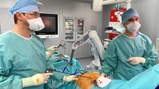 Chirurgové ve vítkovické nemocnici testují unikátní robotické rameno. Chirurgové ve vítkovické nemocnici testují unikátní robotické rameno.