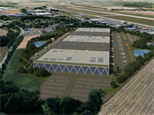 Vizualizace Panattoni Parku Ostrava Airport. Vizualizace Panattoni Parku Ostrava Airport.