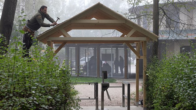 Nový turniket u vstupu do přírodní rezervace Soos