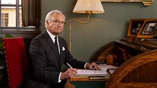 Král védska Carl XVI. Gustaf (17. listopadu 2020)