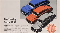 Reklamy automobilky Tatra z časopisů z doby první republiky Reklamy automobilky Tatra z časopisů z doby první republiky