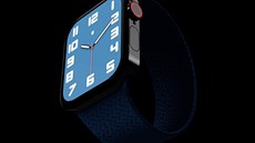 Koncept chytrých hodinek Apple Watch Series 7 Koncept chytrých hodinek Apple Watch Series 7