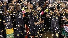 Fotbalisté Columbusu slaví triumf v MLS. Fotbalisté Columbusu slaví triumf v MLS.
