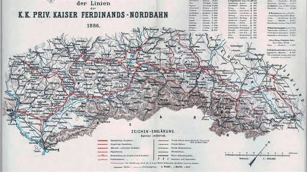 Mapa trat spolenosti Severn drha csae Ferdinanda