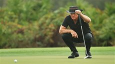 Slavný australský golfista Greg Norman Slavný australský golfista Greg Norman