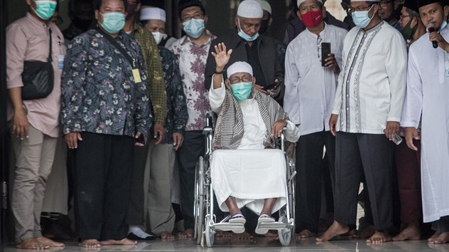 Indonsk radikln duchovn Abu Bakar Bashir, jen je povaovn za strjce teroristickch tok na ostrov Bali z roku 2002, je opt na svobod. (8. ledna 2021)