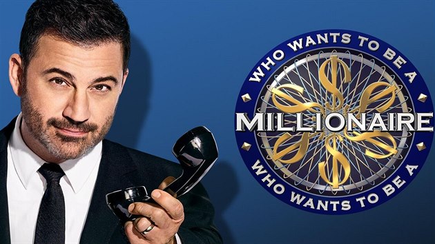 Jimmy Kimmel na promo fotografii k vdomostn show Chcete bt milionem? (2020)