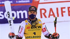 Alexis Pinturault po triumfu v obřím slalomu v Adelbodenu. Alexis Pinturault po triumfu v obřím slalomu v Adelbodenu.