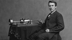 Thomas Edison a jeho převratný vynález fonograf. Když ho však implantoval do... Thomas Edison a jeho převratný vynález fonograf. Když ho však implantoval do...
