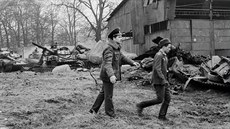 Exploze munice v tanku sovětské armády v Krupce-Bohosudově na Teplicku si 9.... Exploze munice v tanku sovětské armády v Krupce-Bohosudově na Teplicku si 9....