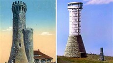 Podoba historické, dnes již neexistující rozhledny na Králickém Sněžníku... Podoba historické, dnes již neexistující rozhledny na Králickém Sněžníku...