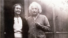 Margareta Ivanovna Konnková na snímku s Albertem Einsteinem