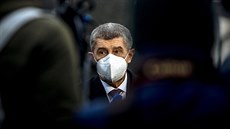 Premiér Andrej Babiš (ANO) po novoročním obědě s prezidentem Milošem Zemanem v... Premiér Andrej Babiš (ANO) po novoročním obědě s prezidentem Milošem Zemanem v...