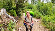 Čtenářka Vilma Tůmová přešla v létě Šumavu, společnost jí dělala fenka Ruby. Čtenářka Vilma Tůmová přešla v létě Šumavu, společnost jí dělala fenka Ruby.