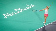 Karolína Plíšková na turnaji v Abú Zabí Karolína Plíšková na turnaji v Abú Zabí
