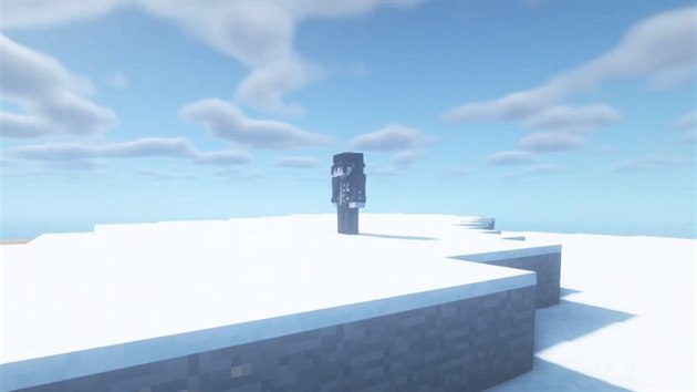 Everest v Minecraftu v měřítku 1:1 Everest v Minecraftu v měřítku 1:1