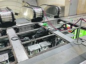 Instalace systému, který pohlídá pražské eskalátory