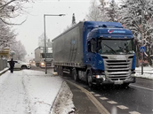 Dopravní situace v Rychnově nad Kněžnou. (13. 1. 2021) Dopravní situace v Rychnově nad Kněžnou. (13. 1. 2021)