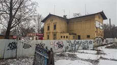 Bývalé dolní nádraží na Palmovce, Praha - Libeň (13. ledna 2021) Bývalé dolní nádraží na Palmovce, Praha - Libeň (13. ledna 2021)