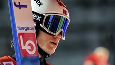 Norsky skokan na lyžích Marius Lindvik Norsky skokan na lyžích Marius Lindvik