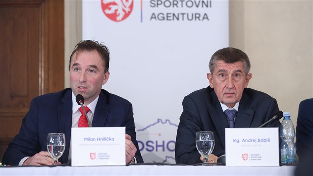 Vládní zmocněnec pro sport Milan Hnilička a předseda vlády Andrej Babiš Vládní zmocněnec pro sport Milan Hnilička a předseda vlády Andrej Babiš