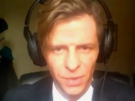 Advokát Petr Kalla po Skypu hostem pořadu Rozstřel