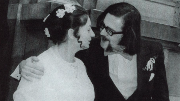 Svatebn fotografie Ivanky a Martina Hyblerovch, Dobany, 8. ledna 1977