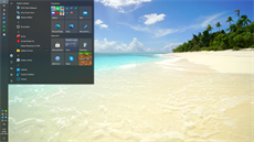 Hlavní panel umístěný na levé straně Hlavní panel umístěný na levé straně