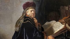 Rembrandt Harmensz van Rijn, Učenec v pracovně, 1634 (Z výstavy Rembrandt:... Rembrandt Harmensz van Rijn, Učenec v pracovně, 1634 (Z výstavy Rembrandt:...