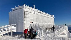 Česká poštovna na Sněžce v lednu 2021. Česká poštovna na Sněžce v lednu 2021.