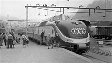 Trans-Europe-Express Helvetia of the German Railways Trans-Europe-Express Helvetia of the German Railways