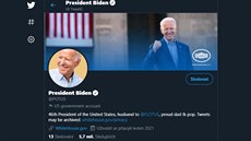 Oficiální prezidentský twitterový účet Joea Bidena Oficiální prezidentský twitterový účet Joea Bidena