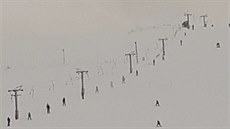 Vlek ve ski areálu Čenkovice jel navzdory zákazu. (30. ledna 2021) Vlek ve ski areálu Čenkovice jel navzdory zákazu. (30. ledna 2021)