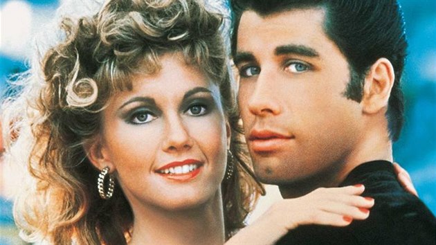 Z filmu Pomda  Olivia Newton-Johnov a John Travolta