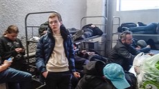 Detenční zařízení v obci Sacharovo, kam ruské úřady převážejí lidi zadržené po... Detenční zařízení v obci Sacharovo, kam ruské úřady převážejí lidi zadržené po...