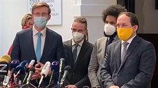 Společná tisková konference pěti opozičních stran ke změně stavebního zákona.... Společná tisková konference pěti opozičních stran ke změně stavebního zákona....