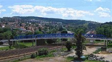 Původní vizualizace mostu, který překlene koleje v Blansku a výrazně tak ulehčí... Původní vizualizace mostu, který překlene koleje v Blansku a výrazně tak ulehčí...