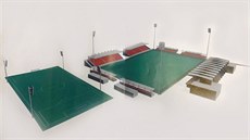 Vítězná podoba Letního stadionu navržená firmou Porr, jak ji s podivně... Vítězná podoba Letního stadionu navržená firmou Porr, jak ji s podivně...