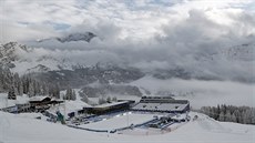 Momentka ze zasněžené Cortiny d´Ampezzo Momentka ze zasněžené Cortiny d´Ampezzo