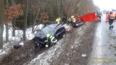 Tragická nehoda na hlavním tahu z Plzně na Karlovy Vary. Při čelním střetu dvou... Tragická nehoda na hlavním tahu z Plzně na Karlovy Vary. Při čelním střetu dvou...