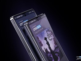 Samsung si patentoval smartphone s výklopnou horní tetinou displeje.