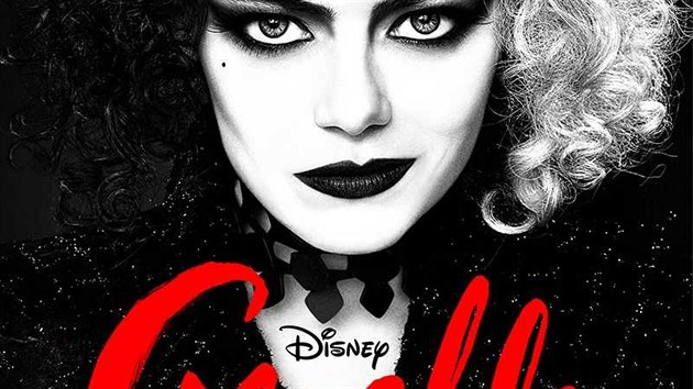 Emma Stone na plaktu filmu Cruella
