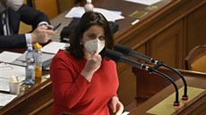 Ministryně práce a sociálních věcí Jana Maláčová na schůzi Poslanecké sněmovny... Ministryně práce a sociálních věcí Jana Maláčová na schůzi Poslanecké sněmovny...