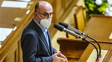 Ministr zdravotnictví Jan Blatný ve Sněmovně Ministr zdravotnictví Jan Blatný ve Sněmovně