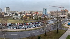 Nový bytový dm na hradeckém Slezském Pedmstí (5. 2. 2021)
