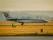 Na letišti měl v únoru mezipřistání soukromý letoun Gulfstream G550. Je to... Na letišti měl v únoru mezipřistání soukromý letoun Gulfstream G550. Je to...